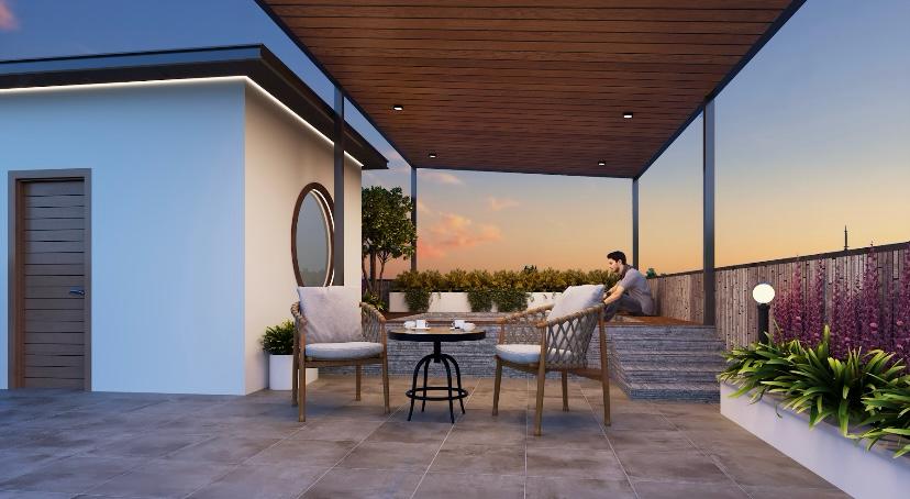 Designer Rooftop Lounge