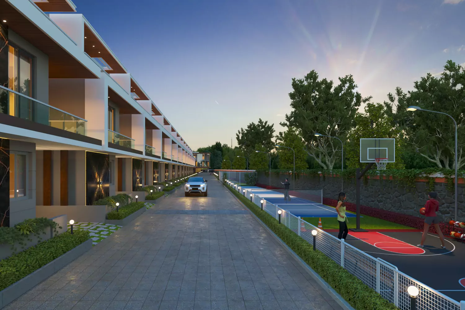 Community Street & Sports Court